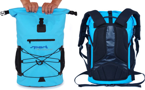 Sport Vibrations - Premium<br>Thermo-Dry Bag Türkisblau<br>Outdoor Rucksack